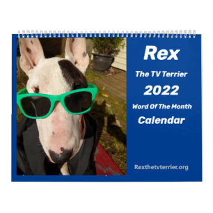 Rex The TV Terrier Word of the maand 2022 Calendar Kalender