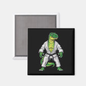 Rex Vechtkunst Dinosaur Jiu-jitsu Bjj Karate  Magneet (Voorkant / Achterkant)