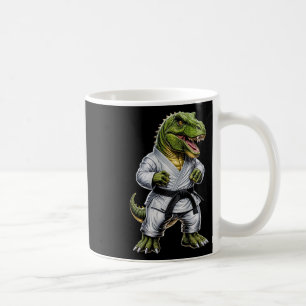 Rex Vechtkunst Dinosaurus Karate Judo Bjj Vechters Koffiemok