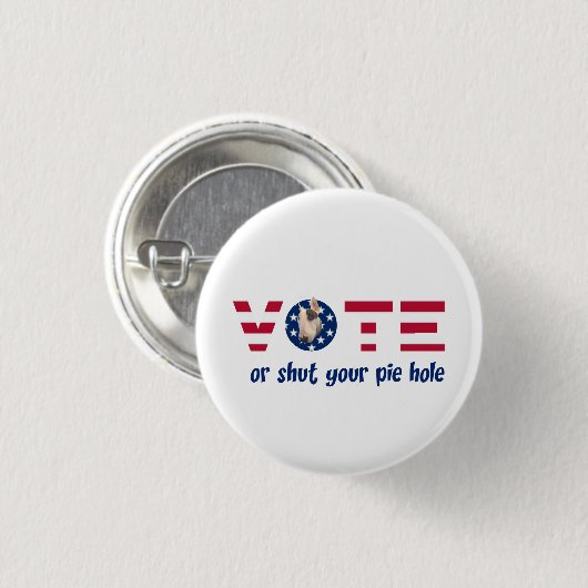 Rex Vote Pin Ronde Button 3,2 Cm (Voorkant /achterkant)