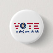 Rex Vote Pin Ronde Button 3,2 Cm (Voorkant)