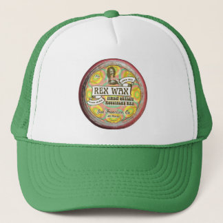 Rex Wax: Handmade Mustache Wax Green Trucker Hat Trucker Pet