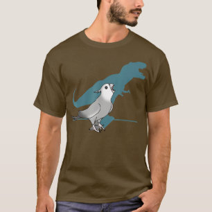 rex-witte cockatiel Funny Grey cockatiel din T-shirt