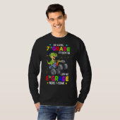 Rex zo lang 7e klas kijk uit 8e klas hier Ik Co T-shirt (Voorkant volledig)