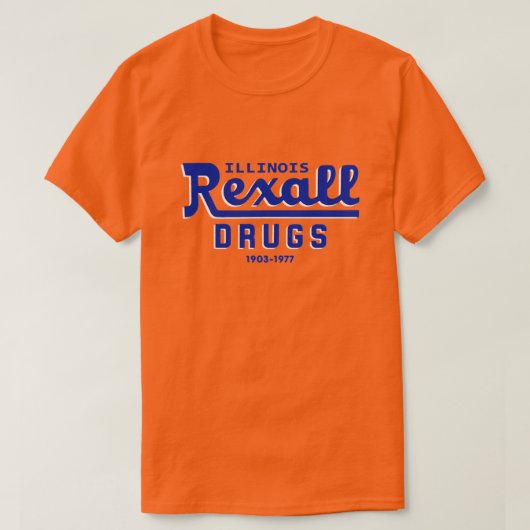 Rexall Drugs of Illinois - 1903-1977 T-shirt (Design voorkant)