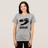 Rexcellent! T. rex dinosaurus schedel Tri-Blend Shirt (Voorkant volledig)
