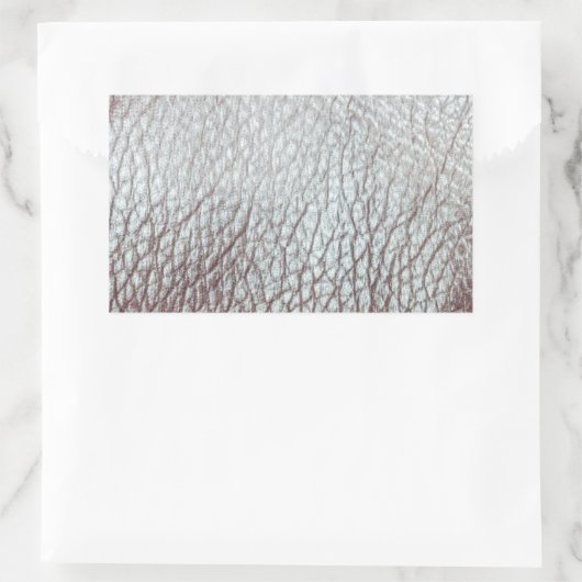 Rexine textuur rechthoekige sticker (Tas)