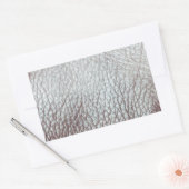 Rexine textuur rechthoekige sticker (Envelop)