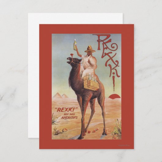 Rexki - King of Before Dinner Liqueurs Briefkaart (Voorkant / Achterkant)