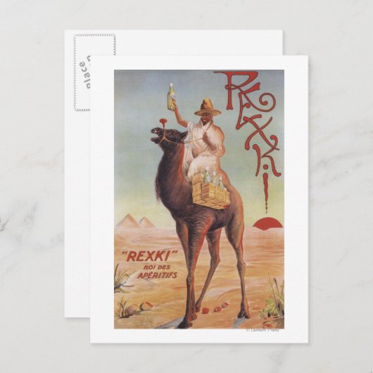 Rexki - King of Before Dinner Liqueurs Briefkaart (Voorkant / Achterkant)