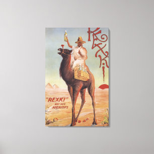 Rexki - King of Before Dinner Liqueurs Canvas Afdruk