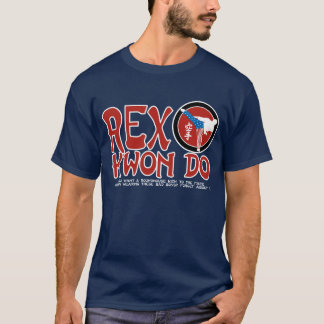 Rexkwondo voor donker t-shirt