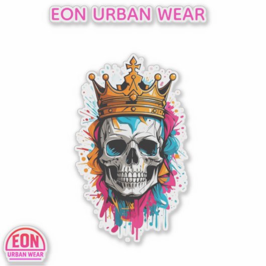 REY CALAVERA STICKER (Voorkant)