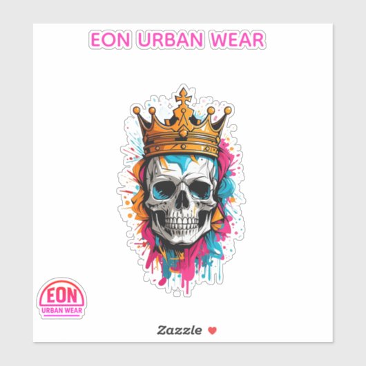 REY CALAVERA STICKER (Vel)