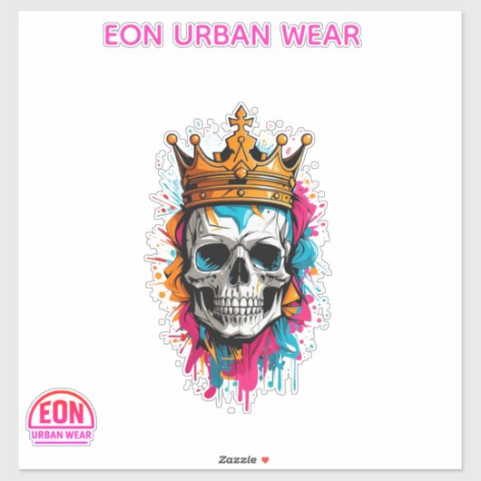 REY CALAVERA STICKER (Vel)