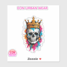 REY CALAVERA STICKER