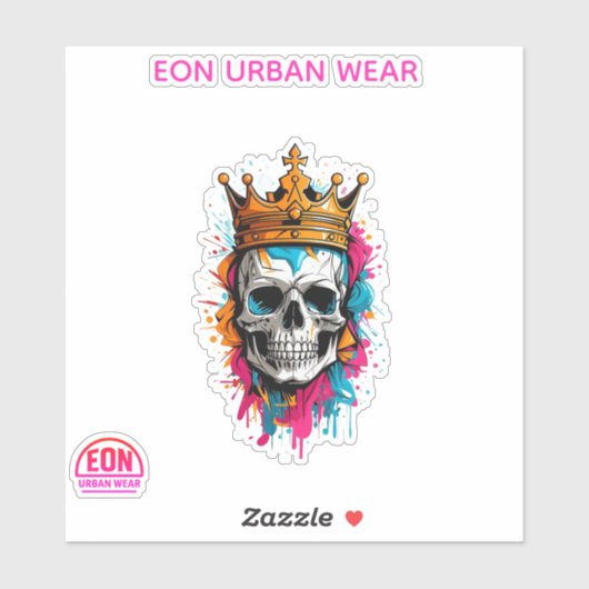 REY CALAVERA STICKER (Vel)