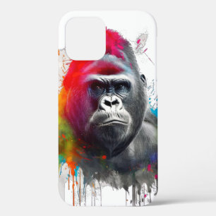 Rey de la Selva: Majestuoso Gorila Espald Case-Mate iPhone Case