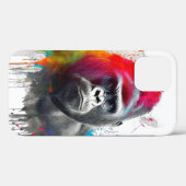 Rey de la Selva: Majestuoso Gorila Espald Case-Mate iPhone Case (Achterkant (horizontaal))
