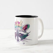 Rey Mapache #Taza Tweekleurige Koffiemok (Voorkant rechts)
