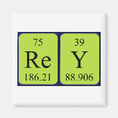 Rey periodieke table name magnet (Voorkant)