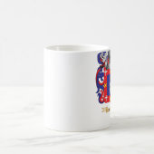 Reyes Coat of Arms (familiekust) Koffiemok (Center)