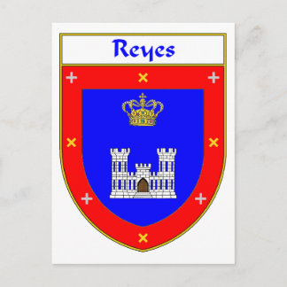 Reyes Coat of Arms/Family Crest Briefkaart