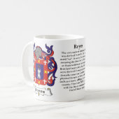 Reyes Family Coat of Arms Mok (Voorkant links)