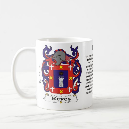 Reyes Family Crest Mok (Links)