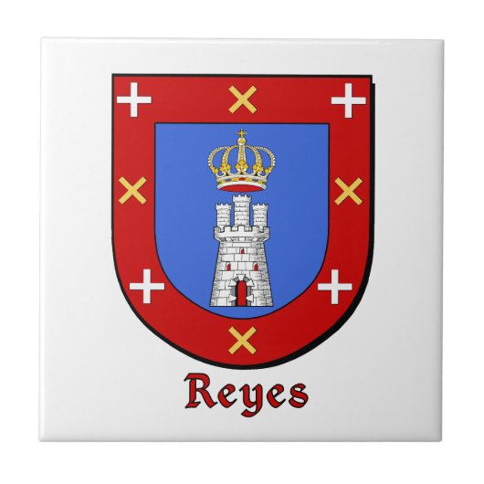 Reyes Family Shield Tegeltje (Voorkant)