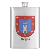 Reyes Heraldic Shield Heupfles (Voorkant)