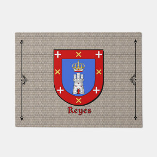 Reyes Historisch Schild op Cobblestone Deurmat