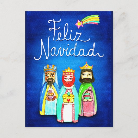 Reyes magos Briefkaart (Voorkant)