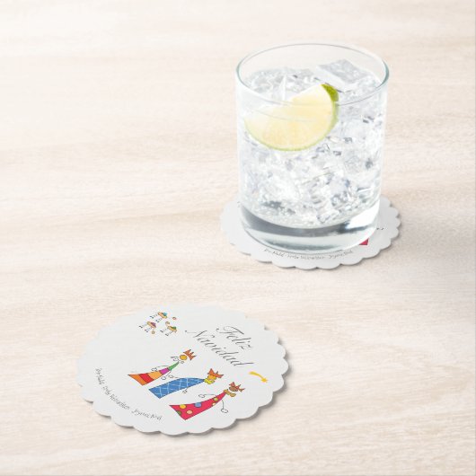 Reyes Magos de Oriente Kartonnen Onderzetters (Insitu)