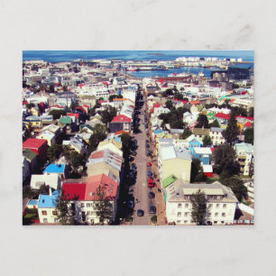 "Reyk Roofs" — Reykjavik, IJsland Briefkaart