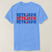 Reykjavik borg ijsland t-shirt (Design voorkant)