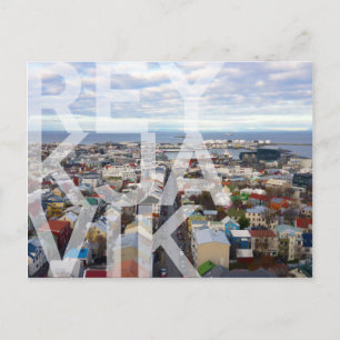 Reykjavík Cityscape BRIEFKAART