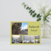 Reykjavik Collage Briefkaart (Staand voorkant)