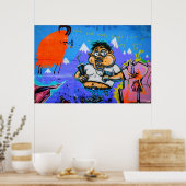 Reykjavik Graffiti Poster (Keuken)