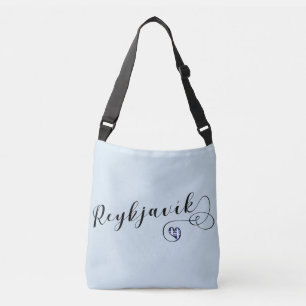 Reykjavík Heart Bag, IJsland Crossbody Tas