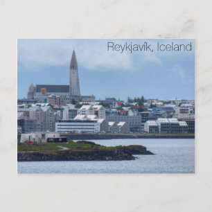 Reykjavík, het Briefkaart van IJsland