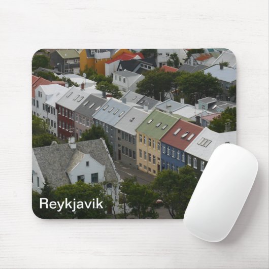 Reykjavik Iceland Mousepad Muismat (Met muis)