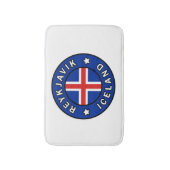 Reykjavik Ijsland Badmat (Voorkant Verticaal)