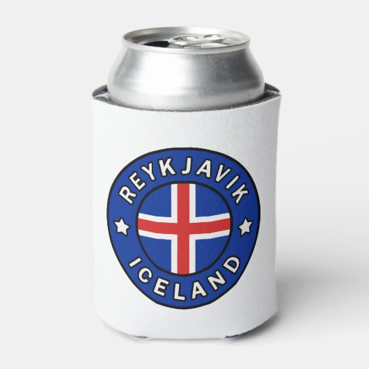 Reykjavik Ijsland Blikjeskoeler (Blikje Voorkant)