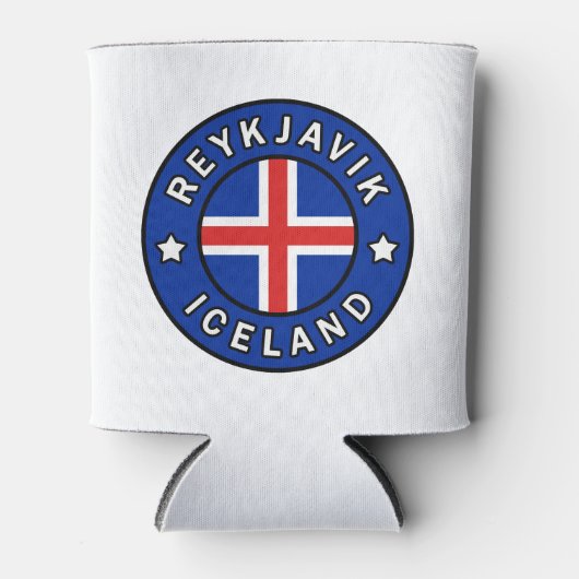 Reykjavik Ijsland Blikjeskoeler (Voorkant)