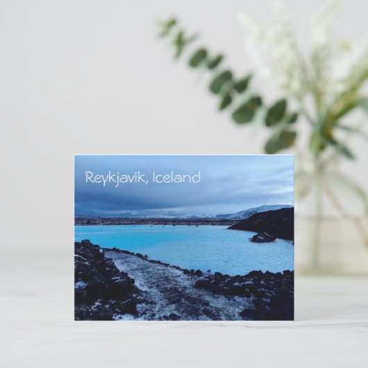 Reykjavik IJsland Blue Lagoon Briefkaart (Staand voorkant)