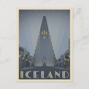 Reykjavik IJsland Briefkaart