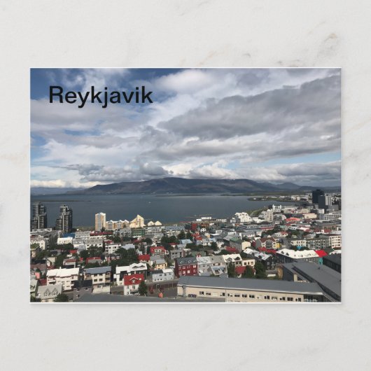 Reykjavik, IJsland Briefkaart (Voorkant)