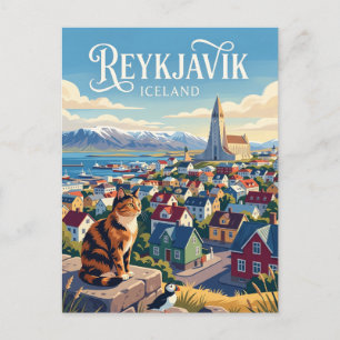 Reykjavik IJsland Briefkaart