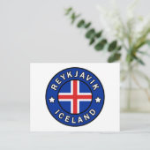Reykjavik IJsland Briefkaart (Staand voorkant)